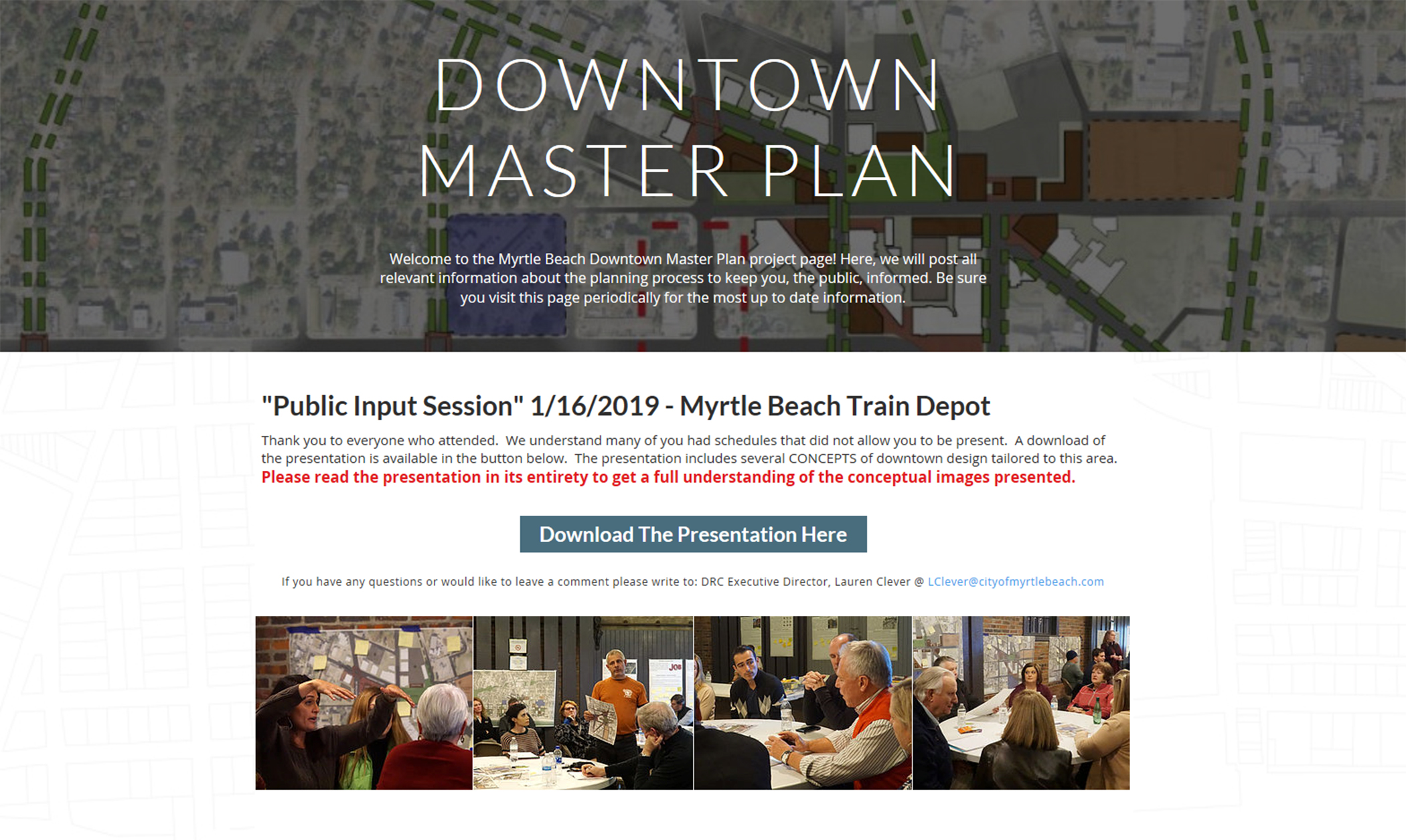 Downtown Master Plan Site